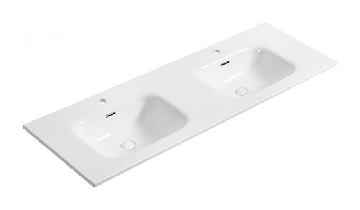D1450 Double double basin ceramic vanity top