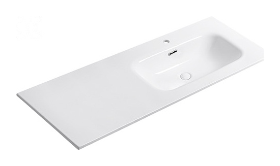 D1450 Right right offset basin ceramic vanity top