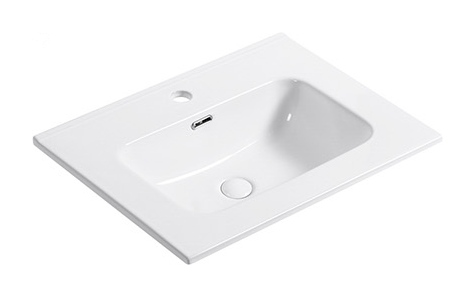 D61 single basin ceramic vanity top