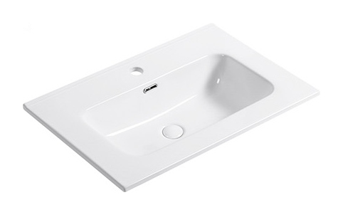 D71 single basin ceramic vanity top