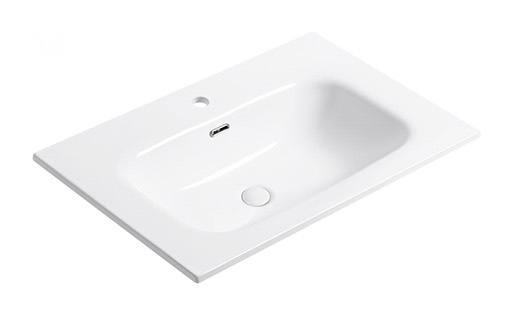 D7550 single basin ceramic vanity top