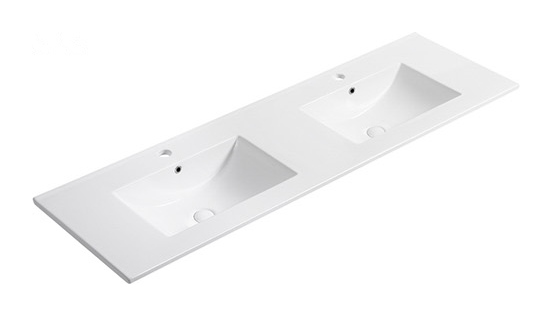 E151 Double double basin ceramic vanity top