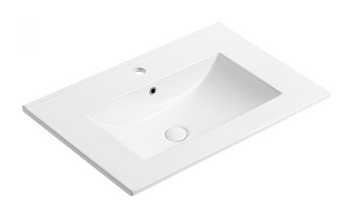 E75 single basin ceramic vanity top