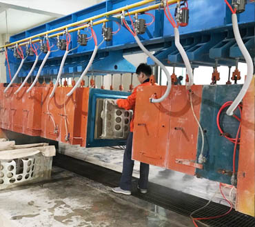 Ceramic production equipment in the supplied CADIA factory photographs