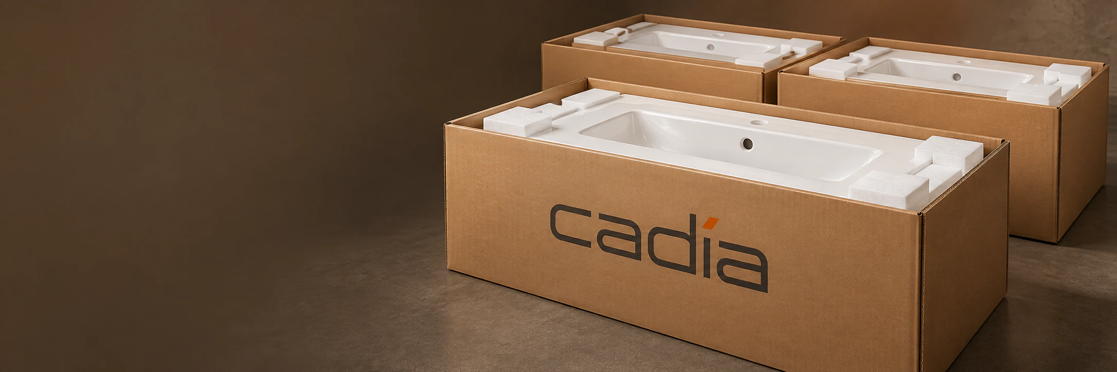 CADIA branded cartons — generated concept placeholder